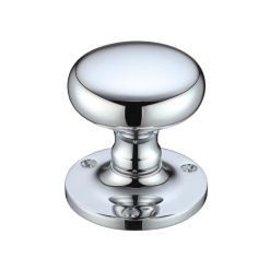 Mushroom Door Knobs Polished Chrome
