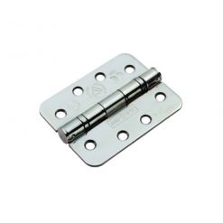 Ball Race Hinge 102mm x 76mm Polished Stainless Steel 