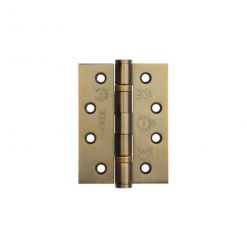 Certifire Stainless Steel Grade 13 Ball Bearing Hinges 102mm x 76mm Antique Brass