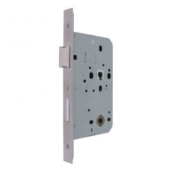 Hoppe Mortice Bathroom Lock 60mm Satin Stainless Steal 