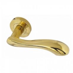 Gamma Door Handles Brass 