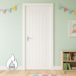 Newark Internal White Primed Fire Door
