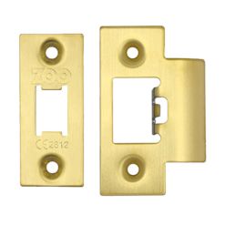 Zoo Heavy Duty Latch Face Plate Satin Brass