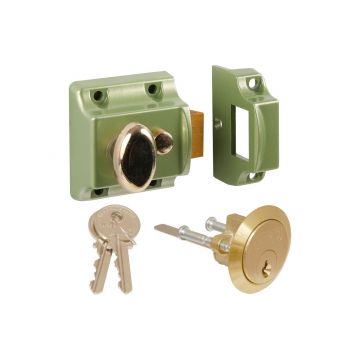 Bird H476 Narrow Nightlatch Brass