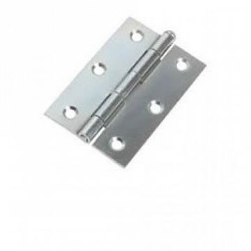 1840 Loose Pin Light Butt Hinges 89mm Bright Zinc Plated