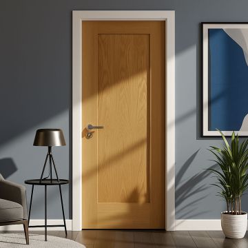 Shaker Internal White Oak Finished Door