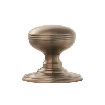 Delamain Ringed Door Knobs Satin Nickel