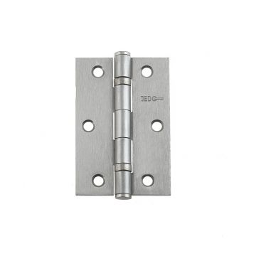 Jedo Steel Ball Bearing Hinge 89mm x 58mm Satin Nickel