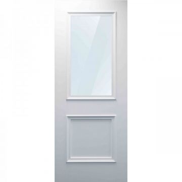 Balmoral Internal White Primed 1 Lite Clear Glazed Door