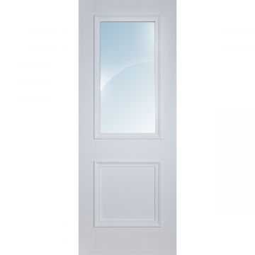Balmoral Internal White Primed 1 Lite Clear Glazed Door