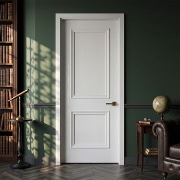 Balmoral Smooth Internal White Primed 2 Panel Door