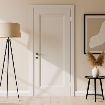 Bladon Internal White Primed 1 Panel Fire Door