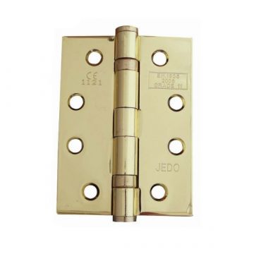 Jedo Grade 11 Steel Ball Bearing Hinges 102mm x 76mm Electro Brassed