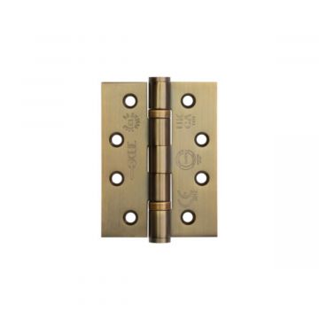 Certifire Stainless Steel Grade 13 Ball Bearing Hinges 102mm x 76mm Antique Brass