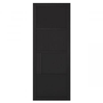 Chelsea Internal Black 4 Panel Door