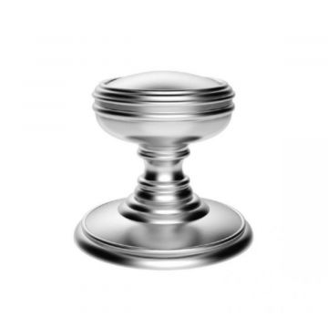 Delamain Plain Door Knobs Satin Chrome