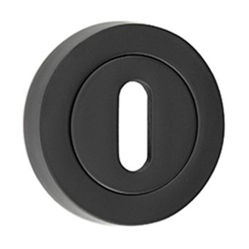 Designer Standard Keyway Escutcheon Matt Black