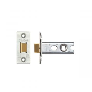 Double Sprung Tubular Latch 64mm Satin Stainless Steel