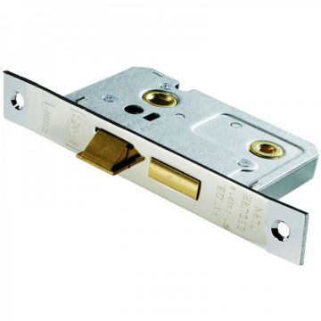 Easi T Bathroom Lock 65mm Nickel Plate
