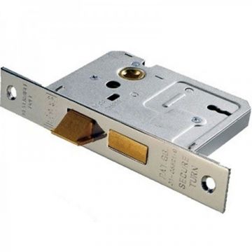 Easi T Residential 3 Lever Sashlock 65mm Nickel Plate