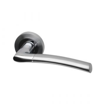 Falcon Door Handles Polished & Satin Chrome
