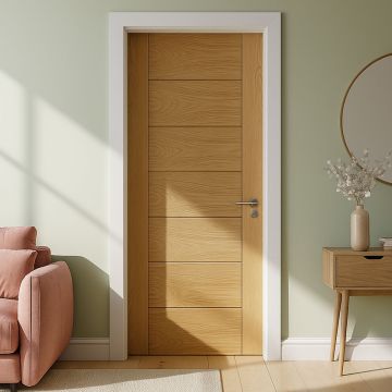 Palermo Internal White Oak Finished Door