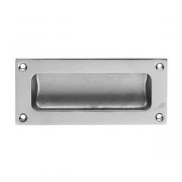 Flush Pull Handle 102mm Satin Chrome