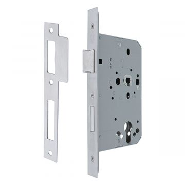 Hoppe Mortice Sashlock Case 60mm Satin Silver Steel 