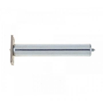 Jedo Concealed Door Closer with Rectangular Plate 140mm Nickel Plated