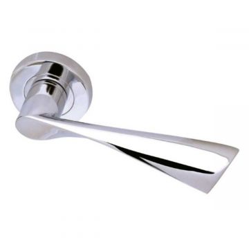 Comet Door Handle Polished Chrome