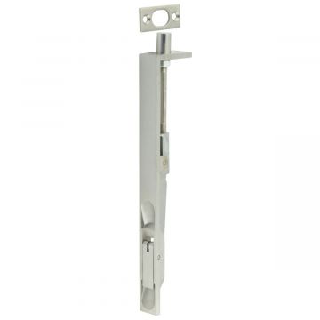 Lever Action Flush Bolt 200mm x 20mm Satin Stainless Steel