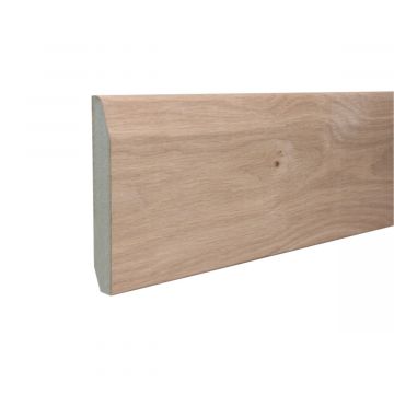 MDF White Oak Veneered Chamfered & Round 119mm x 4.2mt