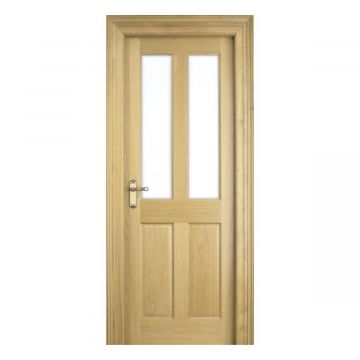 Oxford Internal White Oak Unfinished Door