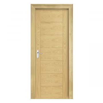 Palermo Internal White Oak Finished Fire Door