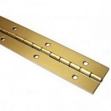 Piano Hinge 1800mm x 30mm Electro Brass