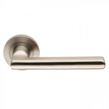 Steelworx Carlton Door Handles Satin Stainless Steel