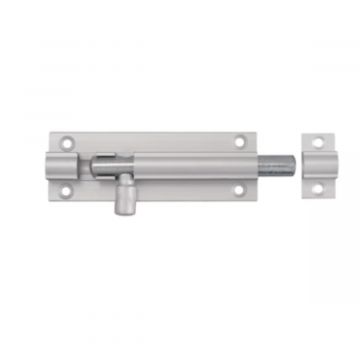 Straight Barrel Bolt 76mm Satin Anodised Aluminium 