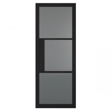 Tribeca Internal Black 3L Tinted Glazed Door
