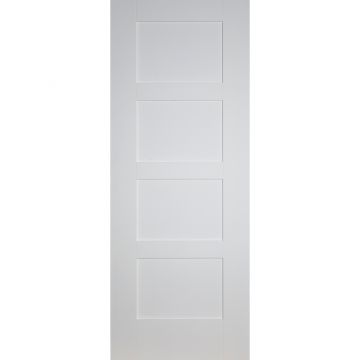 Shaker Internal White Primed 4 Panel Door