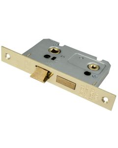 Easi T Bathroom Lock 65mm Electro Brassed