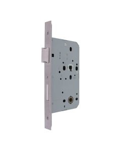 Hoppe Mortice Bathroom Lock 60mm Satin Stainless Steal 