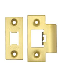 Zoo Heavy Duty Latch Face Plate Satin Brass