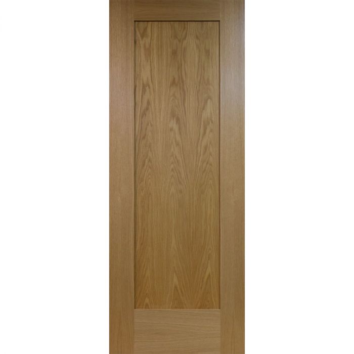 Shaker 1 Panel White Oak Fully Finished 1/2HR Fire Door main product photo
