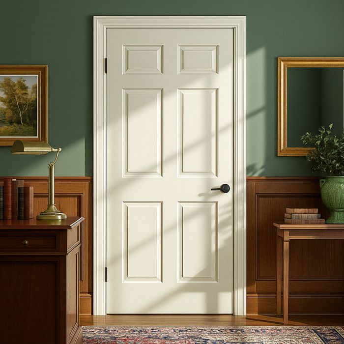 Colonist Woodgrain Internal White Primed 6 Panel Door main product photo