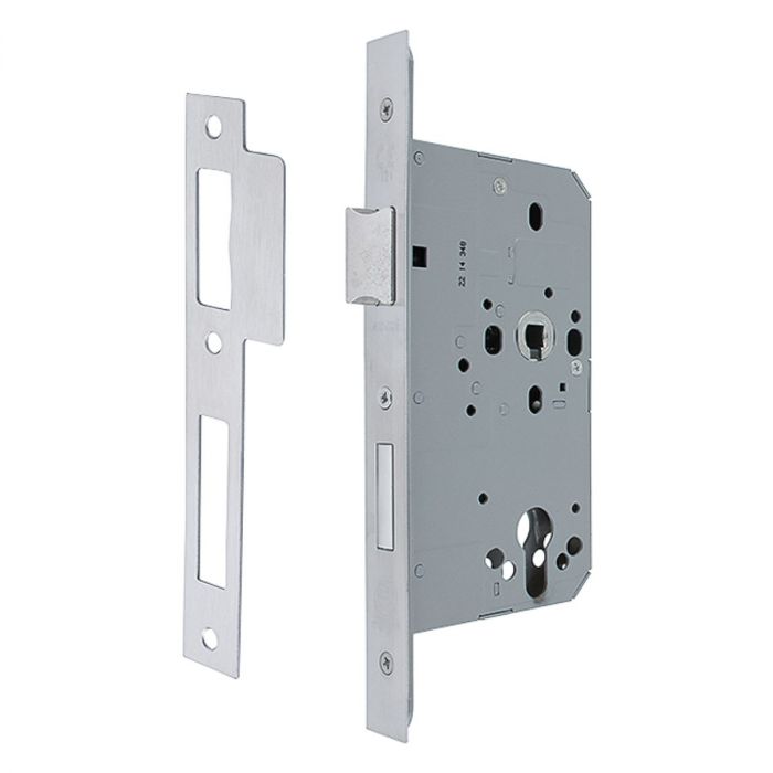Hoppe Mortice Sashlock Case 60mm Satin Silver Steel main product photo