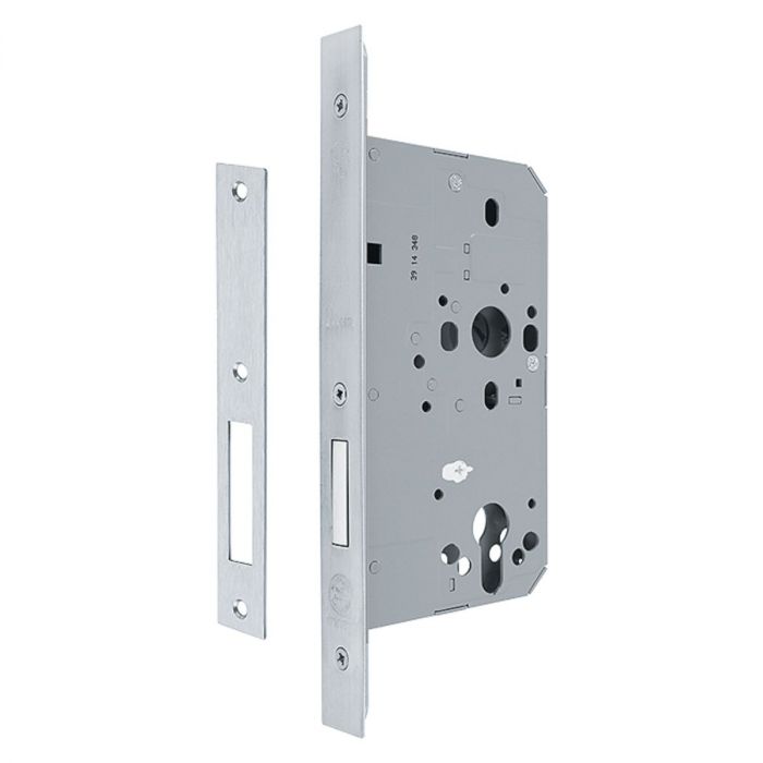 Hoppe Deadlock Case 60mm Satin Stainless Steel main product photo