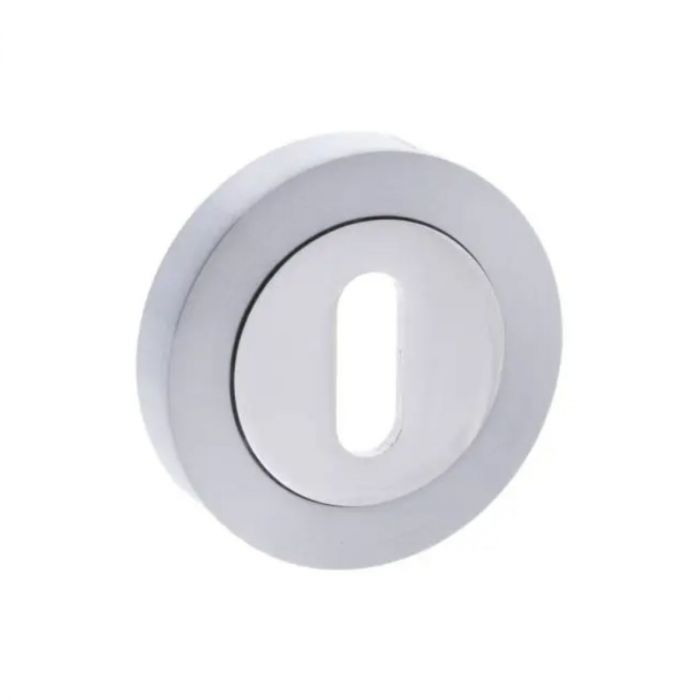 Status Keyway Escutcheons Satin Chrome & Polished Chrome main product photo