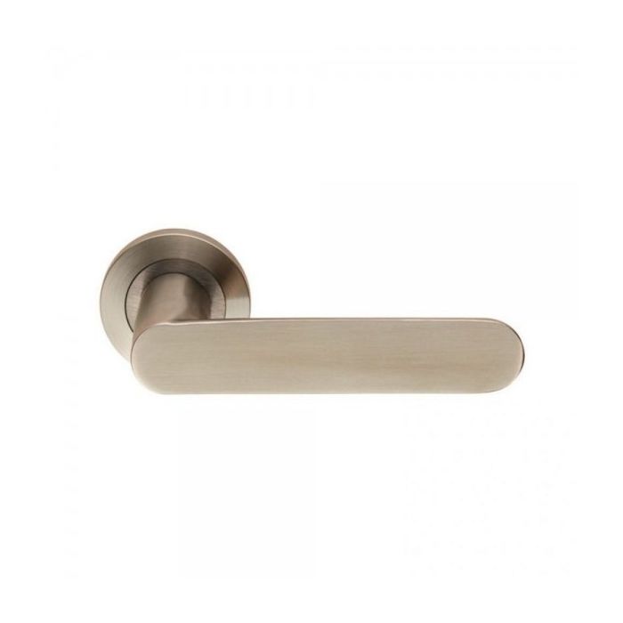 Steelworx Parigi Flat Door Handle Satin Stainless Steel main product photo
