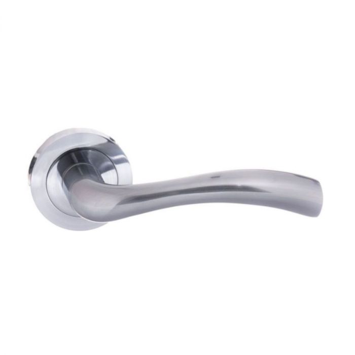 Texas Door Handle on Rose Satin Chrome main product photo